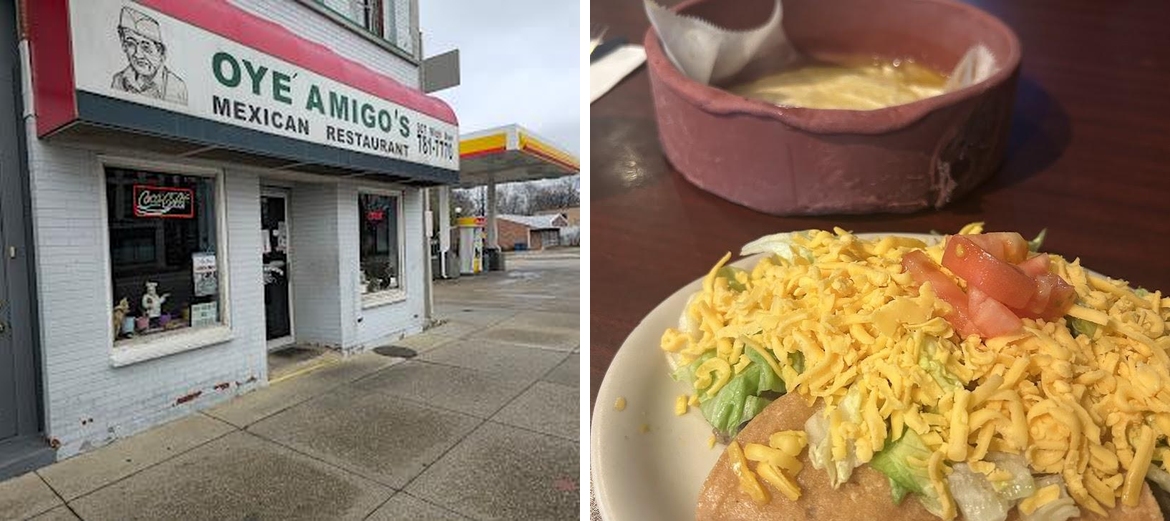 Oye Amigos Menu