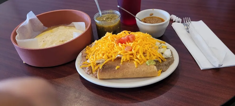 Half and Half Taco Plate Half Beans Half Beef