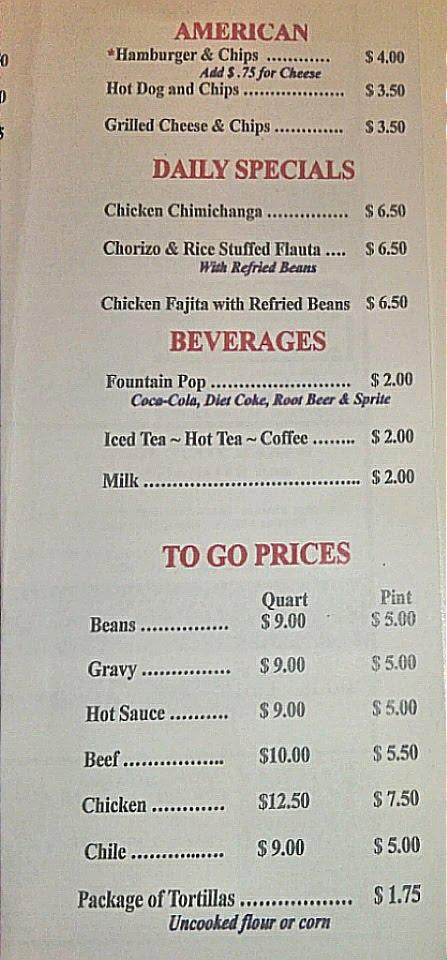 Oye Amigos Menu image 3
