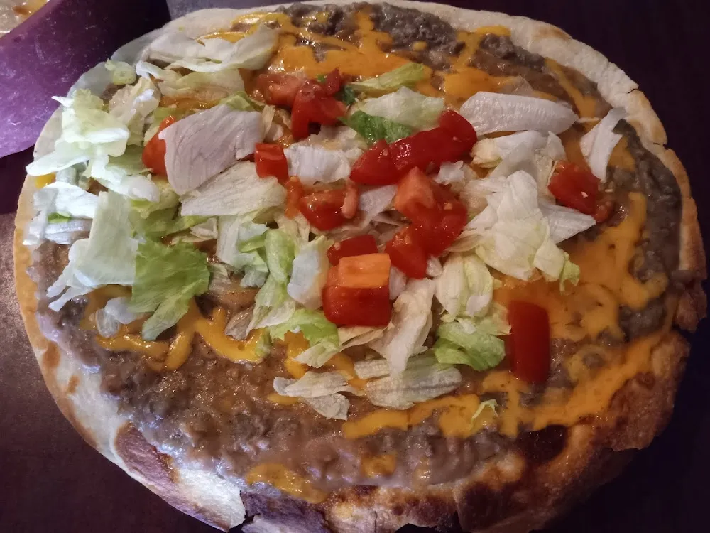 Mexican Pizza Smothered in Spicy Gravy